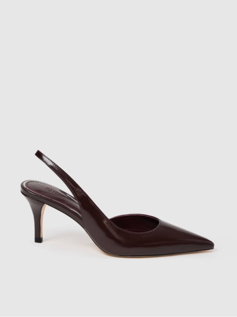PAIGE Aven Slingback Pump in Bordeaux size 7 - Picture 4 of 9